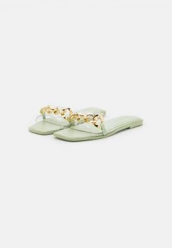 RAID CALGARY Mules Clear/sage Green Femme -Pas Cher RAID Boutique 8219e62fe3a44b5088246eb02fc883b3
