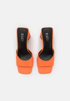 RAID KYRAH Mules à Talons Orange Femme -Pas Cher RAID Boutique 833956e3e5e54e26a0f5adefacaca500