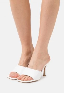 RAID BRIYA Mules à Talons White Femme