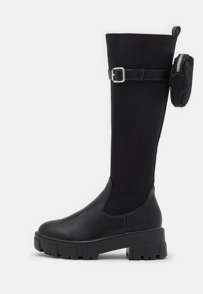 RAID ZYON Bottes à Plateau Black Femme 4 RAID ZYON Bottes à Plateau Black Femme – Image 2