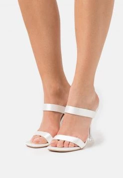 RAID LEON Mules à Talons Ivory Femme