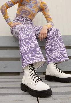 RAID Femme OBEY Bottines à Lacets White -Pas Cher RAID Boutique 8e12572c106f445d85d165b9737e5d8e