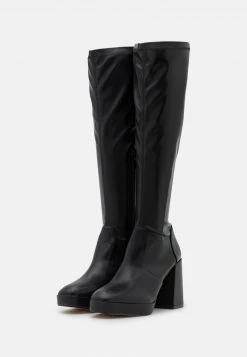 RAID CANNON Bottes à Plateau Black Femme -Pas Cher RAID Boutique 914a39420752442da4ea0efab66b842c
