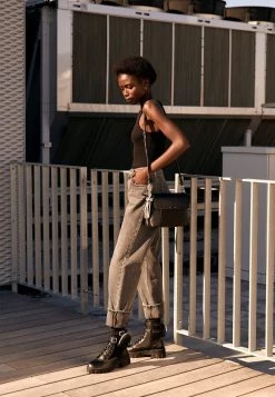 RAID TYLIN Bottines à Lacets Black Femme