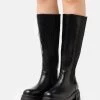 RAID Femme MIRAKLE Bottes à Plateau Black -Pas Cher RAID Boutique 9632396ada3841f9800ce0f3b152ae66