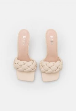 RAID SANDRA Mules à Talons Off White Femme -Pas Cher RAID Boutique 96520689425b48f2b274661faeecbb14