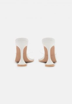 RAID ALANA Mules à Talons Clear White Femme -Pas Cher RAID Boutique 9660403abf2147248927d4a685557a0b
