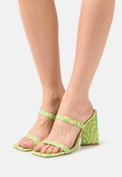 RAID AVISHA Mules à Talons Green Femme