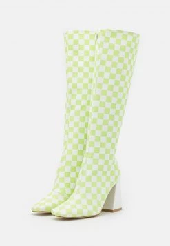 RAID RIKKI Bottes à Talons Hauts Green/white Femme 10 RAID RIKKI Bottes à Talons Hauts Green/white Femme -Pas Cher RAID Boutique 987825472f49411da01b48ca85a3d746