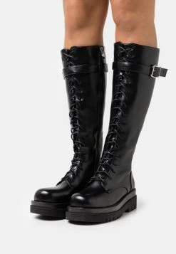 RAID Femme KINETIK Bottes à Lacets Black