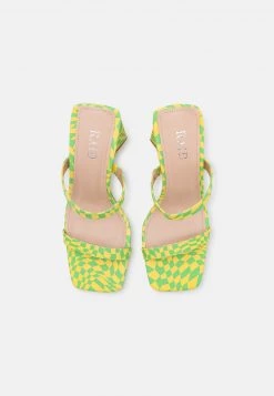 RAID AVISHA Mules à Talons Green Femme -Pas Cher RAID Boutique 9e73a729c49d4486a3e792cfde854ae8