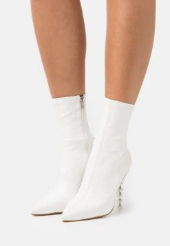 RAID Femme ANNE Bottines à Talons Hauts White