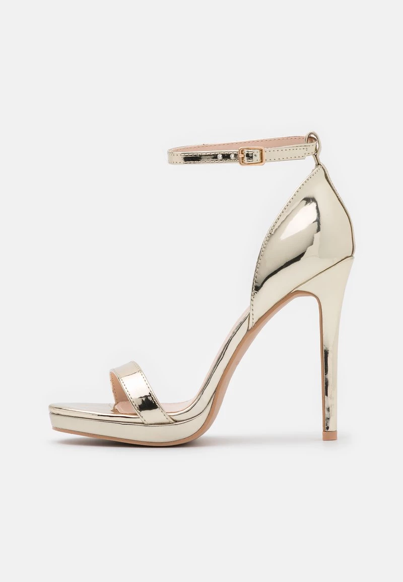 RAID Femme REAGAN Sandales à Talons Hauts Gold 4 RAID Femme REAGAN Sandales à Talons Hauts Gold – Image 2