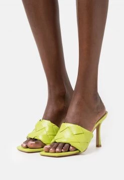 RAID TIARA Mules à Talons Lime Femme