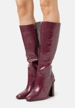 RAID CELENI Bottes à Talons Hauts Burgundy Femme