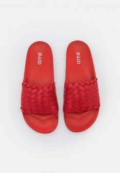 RAID FARLEY Mules Red Femme -Pas Cher RAID Boutique aeb29185bff348f79225fc94015f6f6f