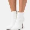 RAID Femme ALYSE Bottines à Talons Hauts White -Pas Cher RAID Boutique b22c5069ecd84f67816849a54536e359