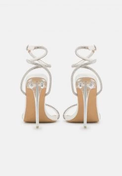 RAID EMBERLY Sandales à Talons Hauts Clear/white Femme -Pas Cher RAID Boutique b2563f24de734d65a4b073b1f3ca3329