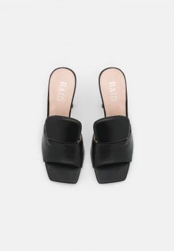 RAID MAIRA Mules à Talons Black Femme -Pas Cher RAID Boutique b36202478d1646a1ba430887fdb35b1f