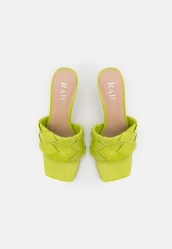 RAID TIARA Mules à Talons Lime Femme -Pas Cher RAID Boutique b3ec70963a0d4dce911819ebd3414da0