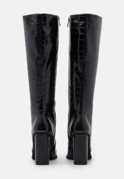 RAID CELENI Bottes à Talons Hauts Black Femme -Pas Cher RAID Boutique ba693233aac74e9a977c76381cef1930