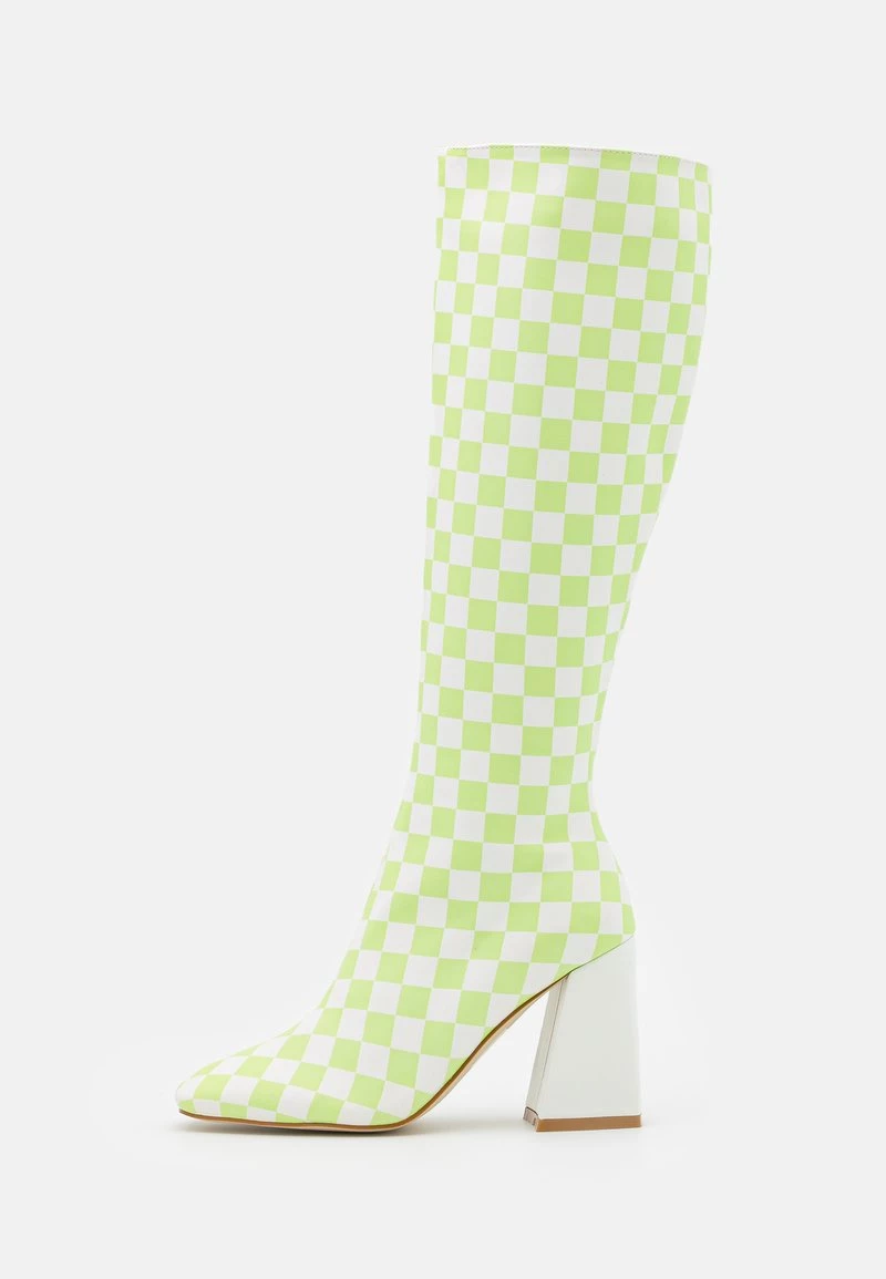 RAID RIKKI Bottes à Talons Hauts Green/white Femme 4 RAID RIKKI Bottes à Talons Hauts Green/white Femme – Image 2