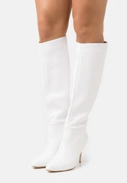RAID CURZON Bottes à Talons Hauts White Femme -Pas Cher RAID Boutique be1ee249736f4b3db004390fe376914f
