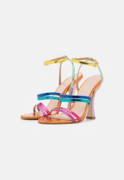 RAID Femme INESSE Sandales à Talons Hauts Orange -Pas Cher RAID Boutique bec8f762682045589180b5ff6d4858c6