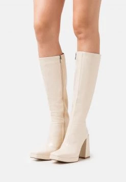 RAID ROSIE Bottes à Talons Hauts Offwhite Femme