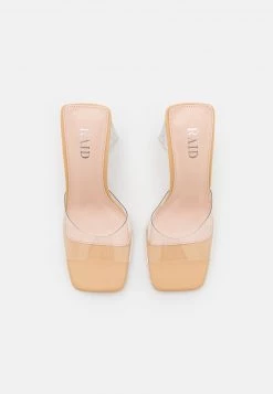 RAID Femme ARDEN Mules à Talons Clear/nude -Pas Cher RAID Boutique bfc01b818ac440b7a75824a772d2a358