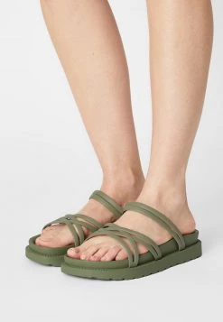 RAID LEIA Mules Green Femme