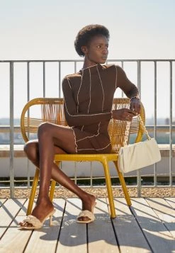 RAID SANDRA Mules à Talons Off White Femme