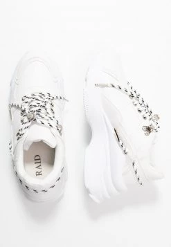 RAID Femme IBIZA Baskets Basses White -Pas Cher RAID Boutique d509a324bec045f7a62173670957cbfc