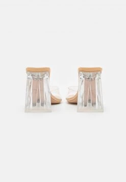 RAID Femme ARDEN Mules à Talons Clear/nude -Pas Cher RAID Boutique d8c165d302f3486da460eedf0e71c2fa