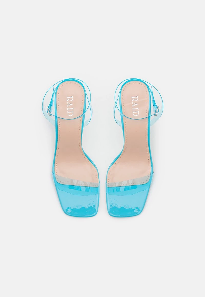 RAID Femme ARABELLA Sandales à Talons Hauts Blue Perspex 7 RAID Femme ARABELLA Sandales à Talons Hauts Blue Perspex – Image 5