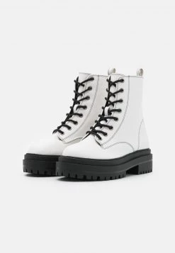 RAID Femme OBEY Bottines à Lacets White -Pas Cher RAID Boutique dbbe99a0dfcb4265afa2d449db8a7db5