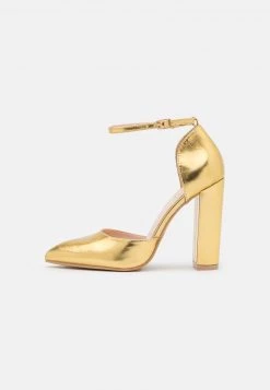 RAID MAHI Escarpins à Talons Hauts Gold Plain Femme -Pas Cher RAID Boutique de4ae4c014204a6db07c6b172ccbbf07