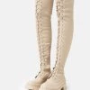 RAID Femme OAKFORD Bottes à Lacets Offwhite -Pas Cher RAID Boutique e5b6e7e632df48bd813980996ae1348b