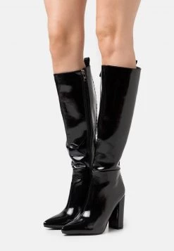 RAID Femme Bottes à Talons Hauts Black