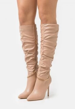 RAID DENNIE Bottes à Talons Hauts Nude Femme