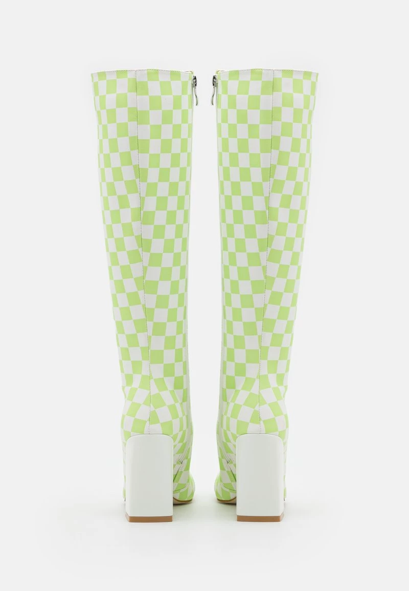 RAID RIKKI Bottes à Talons Hauts Green/white Femme 6 RAID RIKKI Bottes à Talons Hauts Green/white Femme – Image 4