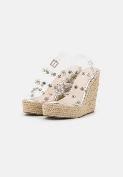 RAID Femme VILLA Sandales à Plateforme Clear/silver -Pas Cher RAID Boutique f5994cb11314402bb2593138a162582e