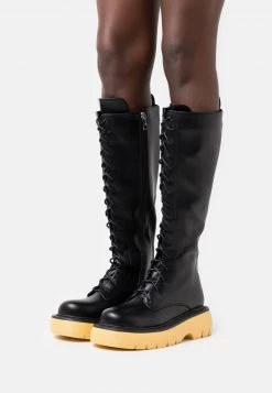 RAID Femme COLIRA Bottes à Lacets Black