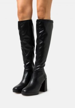 RAID CANNON Bottes à Plateau Black Femme