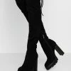 RAID Femme RENNA Bottes à Talons Hauts Black -Pas Cher RAID Boutique fa7470c53dda41b583a7232f6d10d38c