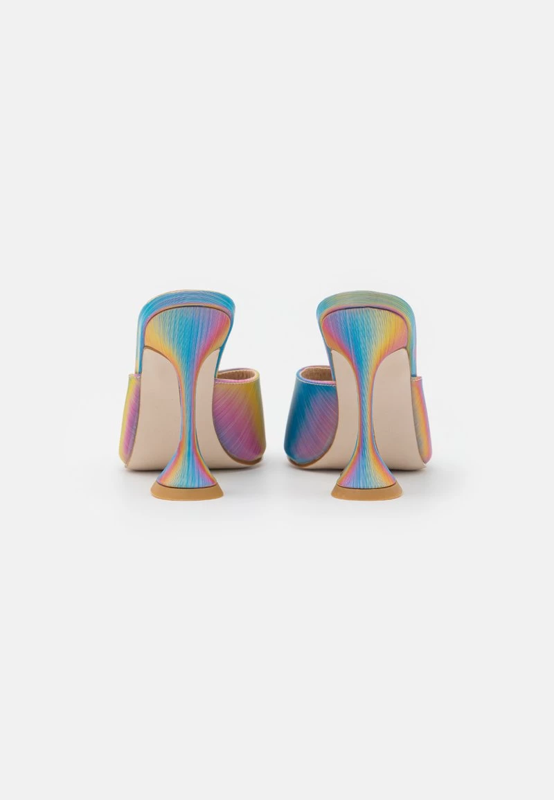 RAID Femme EVETTA Mules à Talons Pink/holographic Multi Coloured 6 RAID Femme EVETTA Mules à Talons Pink/holographic Multi Coloured – Image 4